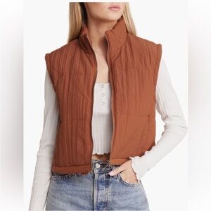 Copper Quilted Vest